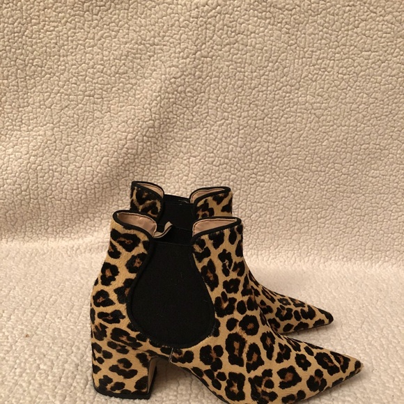 🆕 LAST CALL Zara Leopard Print Boots NWT - Picture 3 of 8
